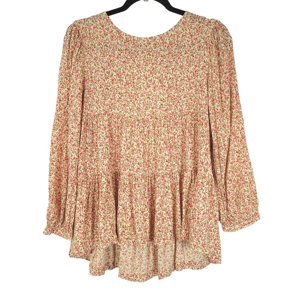 AEO American Eagle Breezy Spring Boho Tunic in Floral, Size Small, ECU - Picture 7 of 16